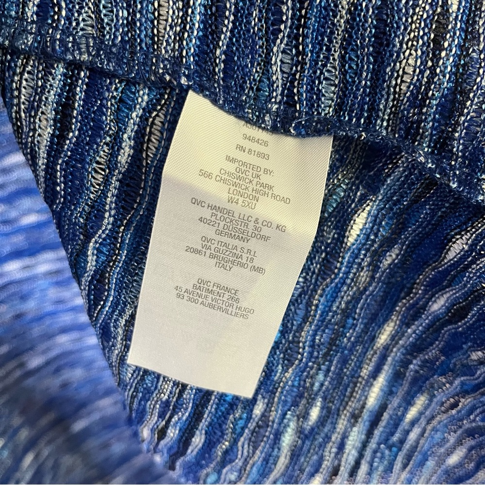 Susan Graver Open Front Cardigan Size 1X - Picture 4 of 5